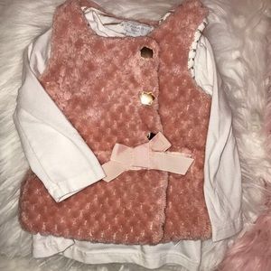 TAHARI Baby Long Sleeve & Vest